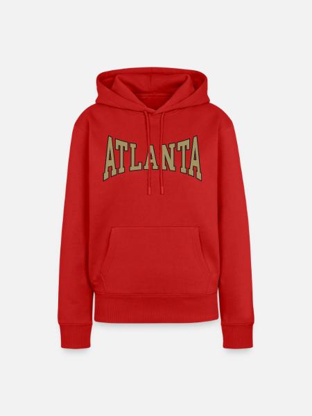 Atlanta - Frauen Premium Bio Hoodie - Rot