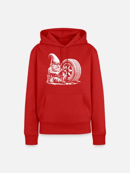 Automechaniker - Frauen Premium Bio Hoodie - Rot