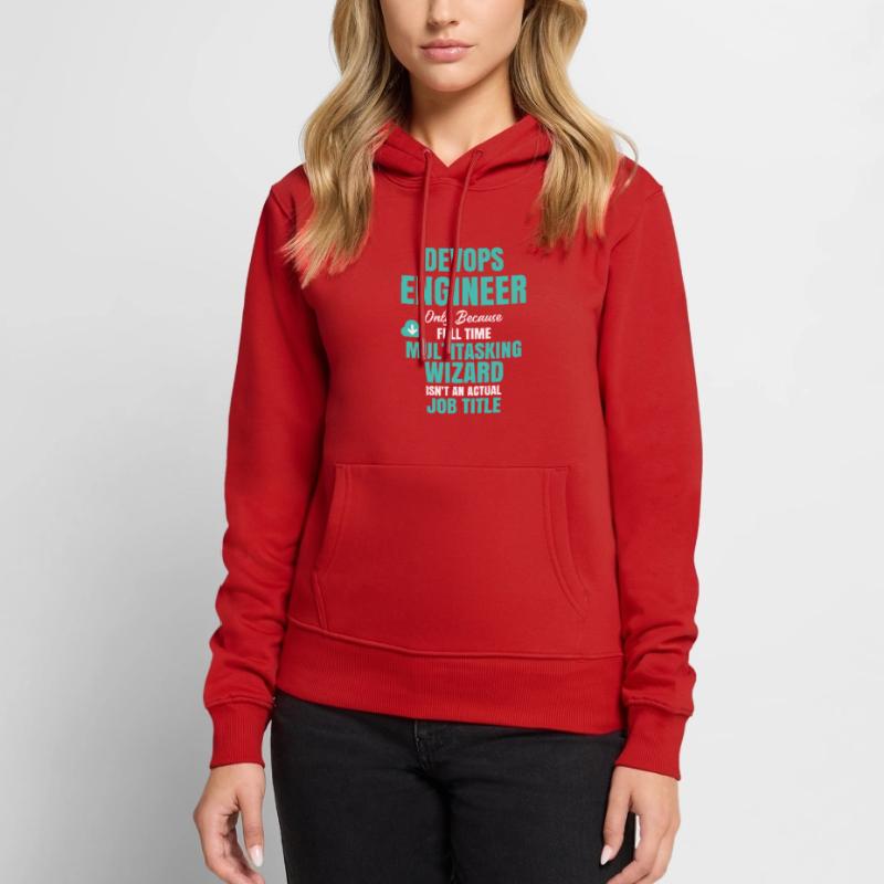 DevOps Engineer Multitasking Wizard Women’s Premium Organic Hoodie