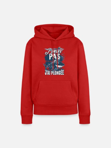 Aquatic Distress Tackler - Frauen Premium Bio Hoodie - Rot