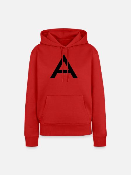 A - Frauen Premium Bio Hoodie - Rot