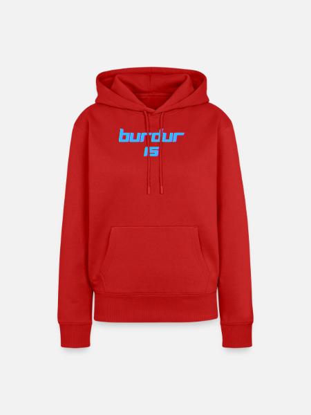 Burdur 15 - Frauen Premium Bio Hoodie - Rot