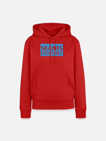 Der Stolz von Skåne - Frauen Premium Bio Hoodie - Rot