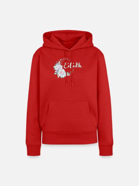 Für Eilidh - Frauen Premium Bio Hoodie - Rot