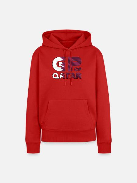 qatar_gp - Frauen Premium Bio Hoodie - Rot