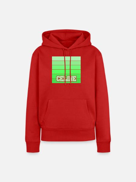 Ma als Tochter - Frauen Premium Bio Hoodie - Rot