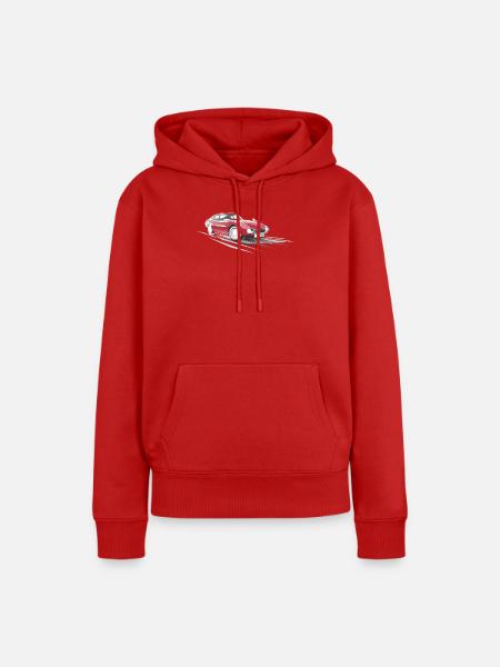 2000GT - Frauen Premium Bio Hoodie - Rot
