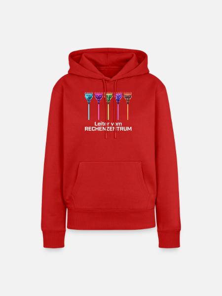 Landschaftsbauer Garten Schrebergarten - Frauen Premium Bio Hoodie - Rot
