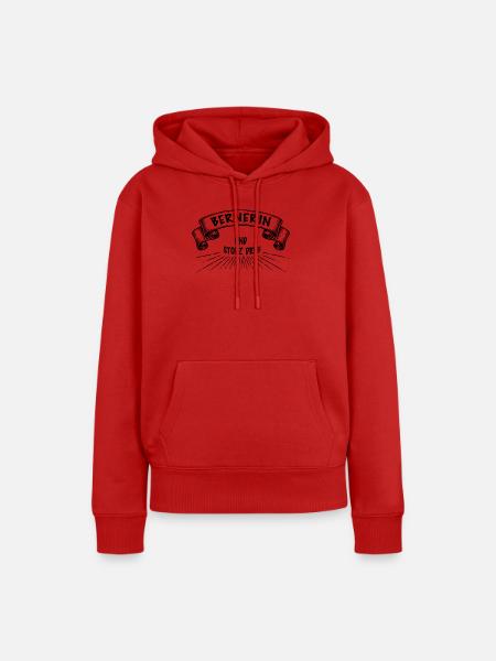 Bernerin und stolz druf - Frauen Premium Bio Hoodie - Rot
