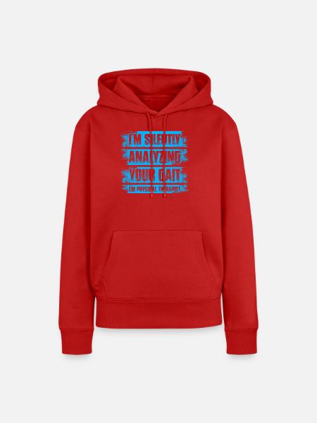 I'm physical therapist Physiotherapie Physio - Frauen Premium Bio Hoodie - Rot