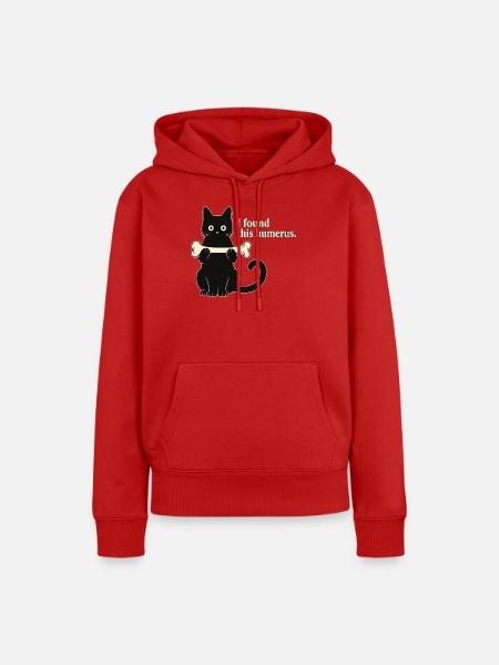 Humerusfund - Frauen Premium Bio Hoodie - Rot