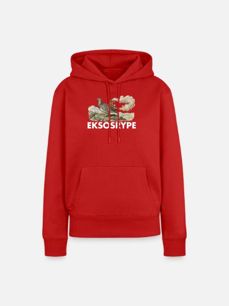 Exo-throated - Frauen Premium Bio Hoodie - Rot