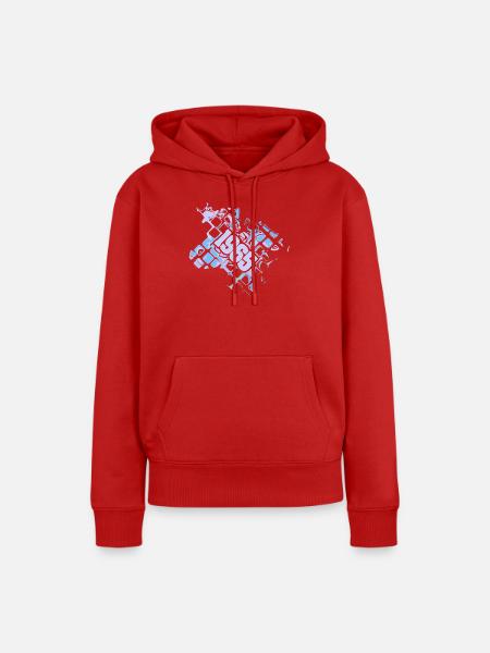 Computer 1965 - Frauen Premium Bio Hoodie - Rot