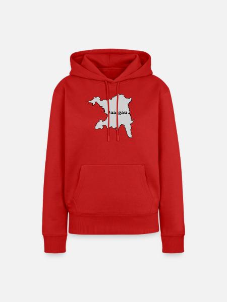 AG Aargau - Frauen Premium Bio Hoodie - Rot