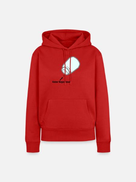 kleiner Vorgeschmack - Frauen Premium Bio Hoodie - Rot
