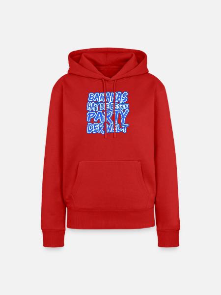 Urlaub Bahamas - Frauen Premium Bio Hoodie - Rot