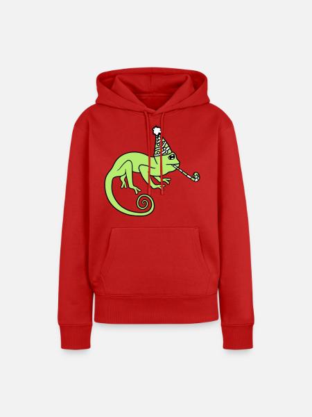 traurig geburtstag alleine feiern geschenke party - Frauen Premium Bio Hoodie - Rot