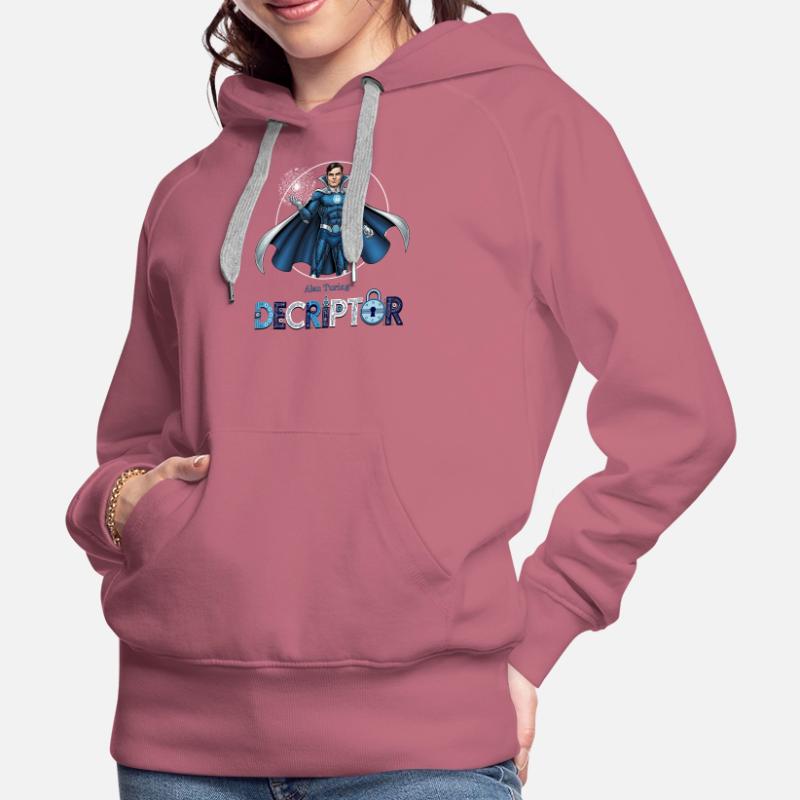 Hero Coder Decryptor Women’s Premium Organic Hoodie
