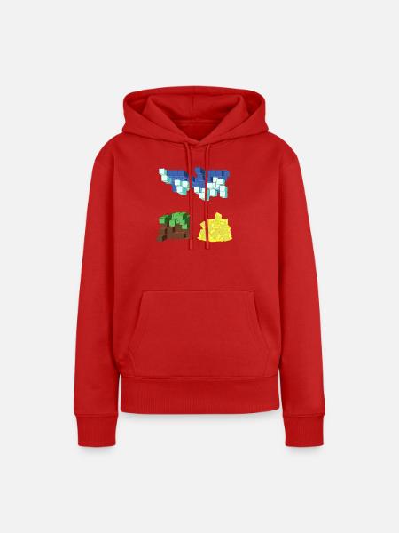 ONIRISCHE LÜCKE - Frauen Premium Bio Hoodie - Rot