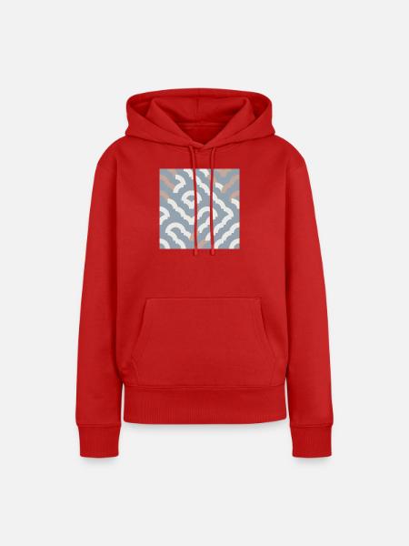 KUNST. NATUR. UMGEBUNG. ZEN. MEDITATION - Frauen Premium Bio Hoodie - Rot