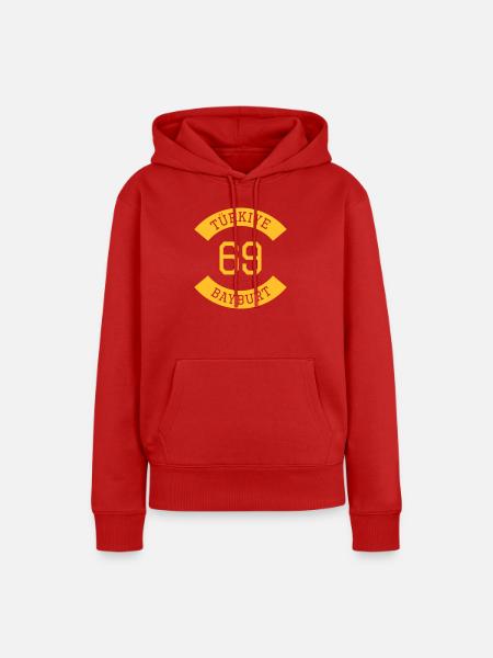 turkiye_69 - Frauen Premium Bio Hoodie - Rot