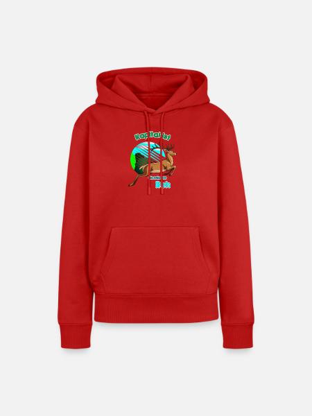 Kapital ist Ein scheues Reh - Frauen Premium Bio Hoodie - Rot
