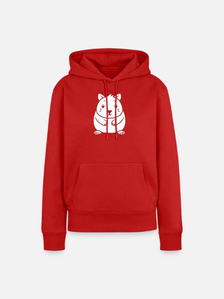 Wombat - Frauen Premium Bio Hoodie - Rot