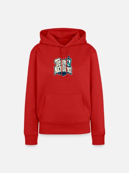 Team Nachtdienst Nachtdienst Nachtschicht-Humor - Frauen Premium Bio Hoodie - Rot