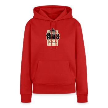 Homeroom Teacher Gift Attendance Hero First Day of - Women’s Premium Organic Hoodie - red - Front - Julia (174cm)