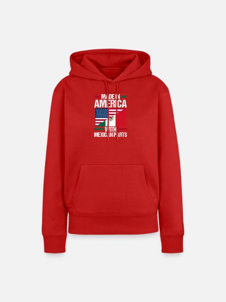 Mexican Mexico - Frauen Premium Bio Hoodie - Rot