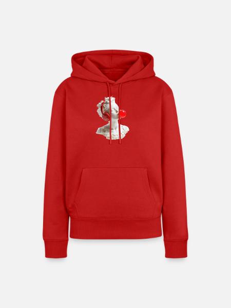 Marmor & Beats - Frauen Premium Bio Hoodie - Rot