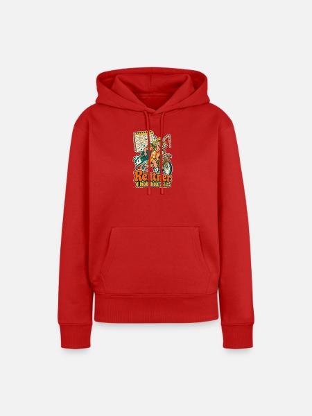 Rentner I hob koa Zeit - Frauen Premium Bio Hoodie - Rot