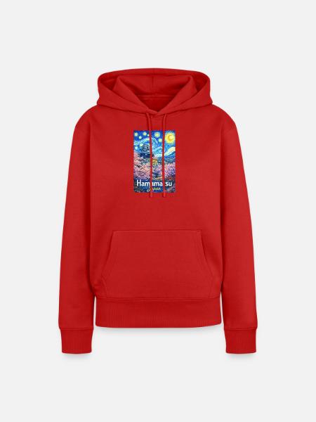 Hamamatsu, Japan - Frauen Premium Bio Hoodie - Rot