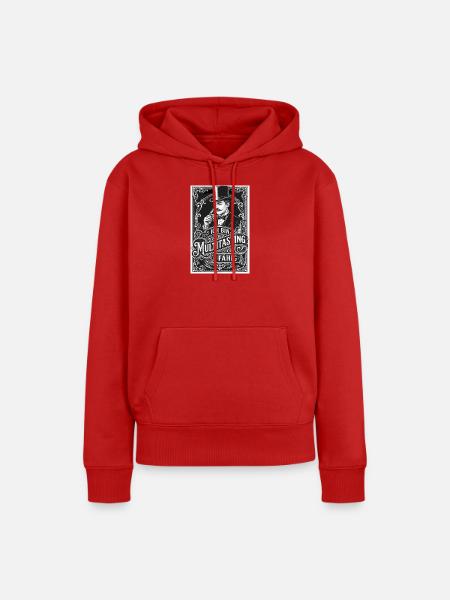 Whisky Ich bin Multitastingfähig - Frauen Premium Bio Hoodie - Rot
