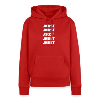 Jurist als Beruf - Frauen Premium Bio Hoodie - Rot - Vorne - Julia (174cm)