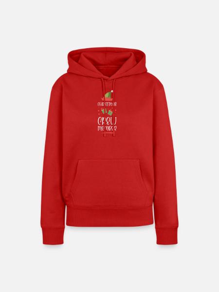Weihnachten Crew Christmas - Frauen Premium Bio Hoodie - Rot