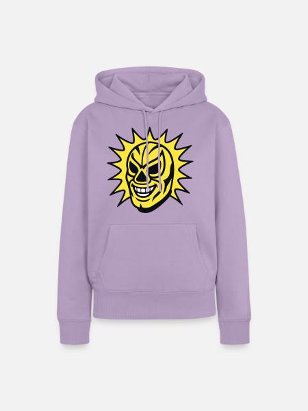 Mexican Mask / Lucha Libre - Frauen Premium Bio Hoodie - Lavendel