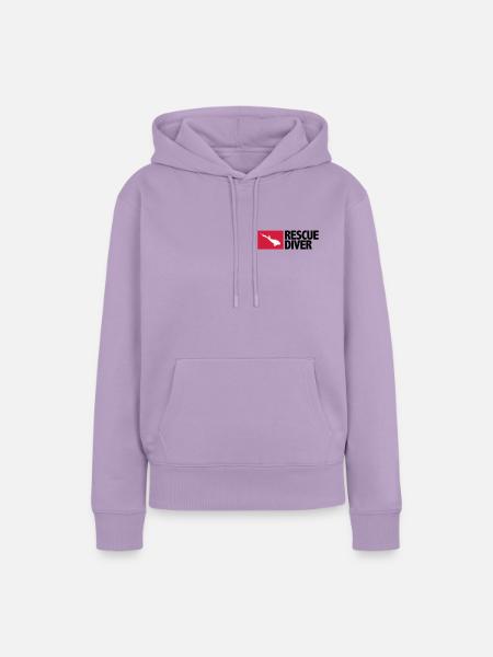 Rescue Diver - Frauen Premium Bio Hoodie - Lavendel