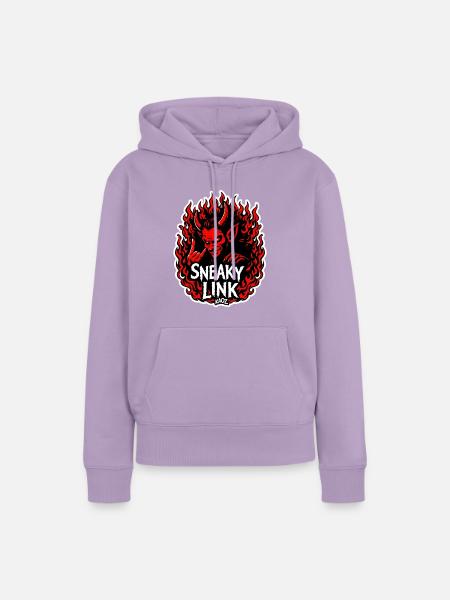 Infernalischer Hinterhältiger Link - Frauen Premium Bio Hoodie - Lavendel