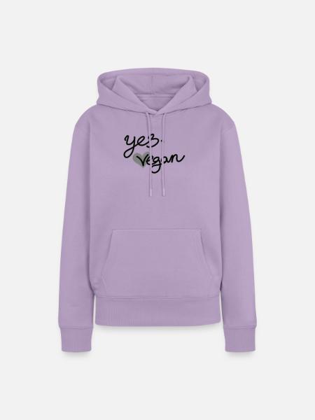 Yes, vegan - Frauen Premium Bio Hoodie - Lavendel