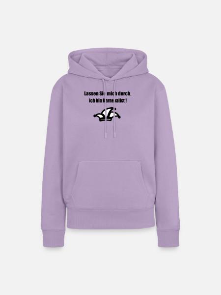 Karnevalist - Frauen Premium Bio Hoodie - Lavendel
