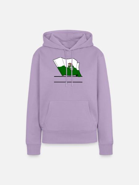 Steiermarkflagge – Namensraum - Frauen Premium Bio Hoodie - Lavendel
