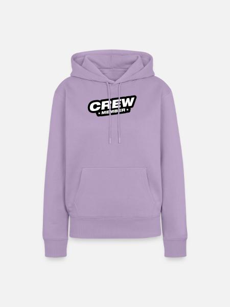 Crew Mitglied - Frauen Premium Bio Hoodie - Lavendel