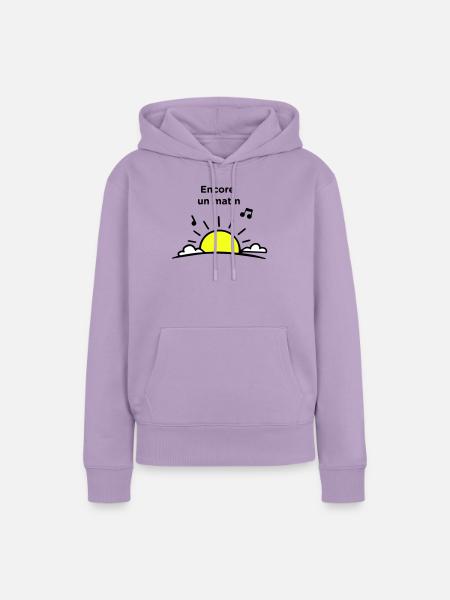 Ein weiterer Morgen - Frauen Premium Bio Hoodie - Lavendel