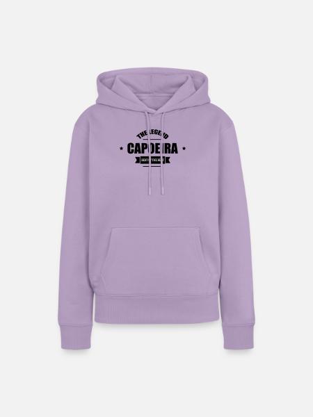 Capoeira die Legende - Frauen Premium Bio Hoodie - Lavendel
