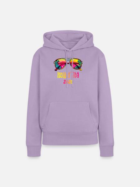 Isle d'Eba 2026 Tropen-Sonnenbrille - Frauen Premium Bio Hoodie - Lavendel