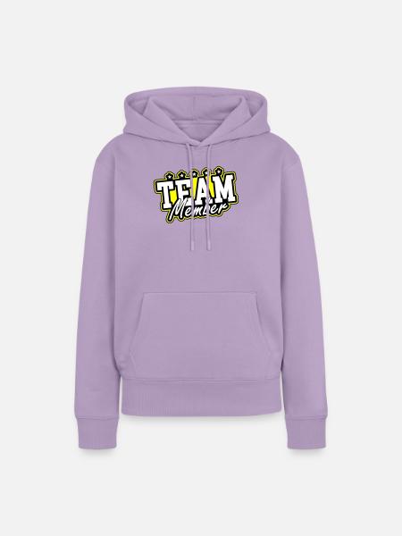 Team Mitglied - Frauen Premium Bio Hoodie - Lavendel