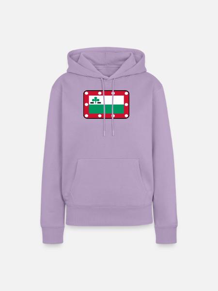 Meppeldag-Flaggenlogo – Urban Style - Frauen Premium Bio Hoodie - Lavendel