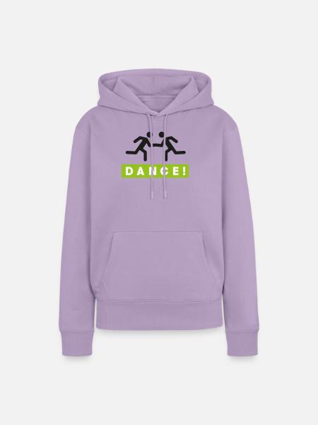 DANCE - Frauen Premium Bio Hoodie - Lavendel