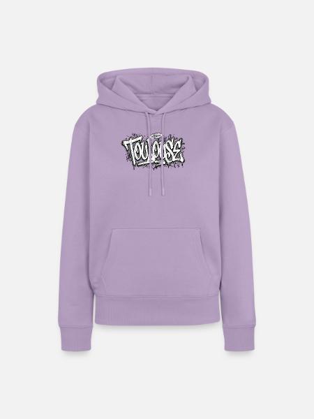Toulouse Graffiti Hip Hop - Frauen Premium Bio Hoodie - Lavendel